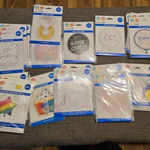Foil Balloon Sets 43 Piece Lot All New
